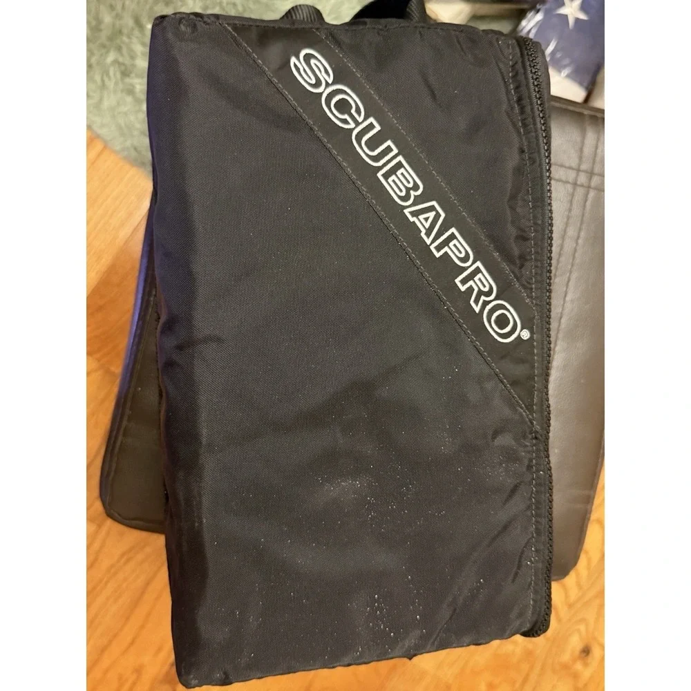 Vintage Dacor Dive Console Gauge Computer PSI U.S. Divers + Scubapro Bag